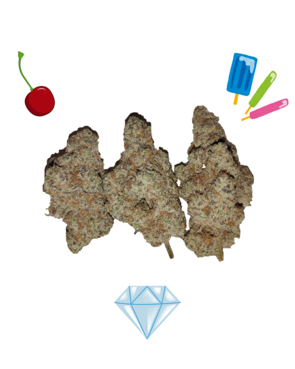 Cherry Push Pop- Diamond Tier- THCa- Indica / 3.5g